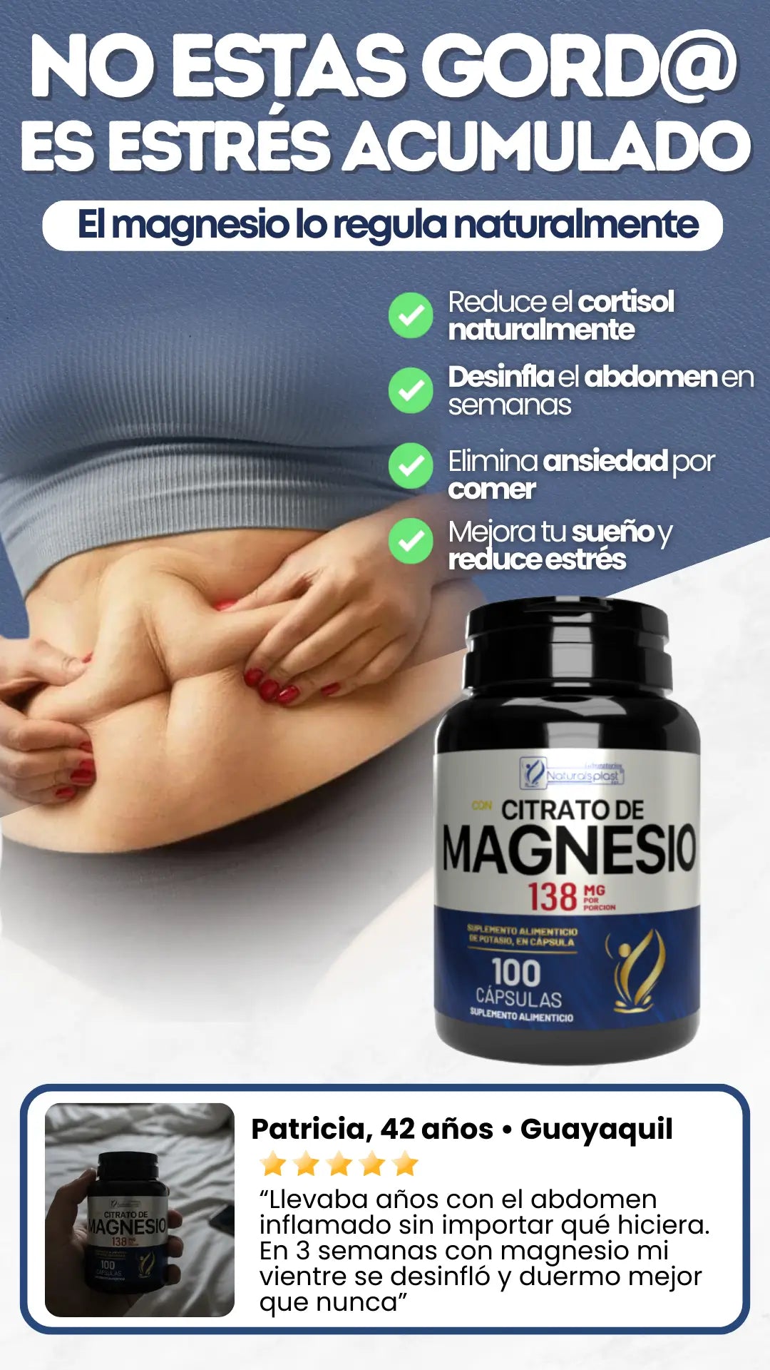CITRATO DE MAGNESIO 100 CAP